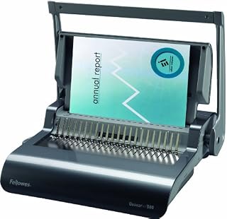 Fellowes Binding Machine Quasar+ Comb Binding (5227201),Metallic Blue