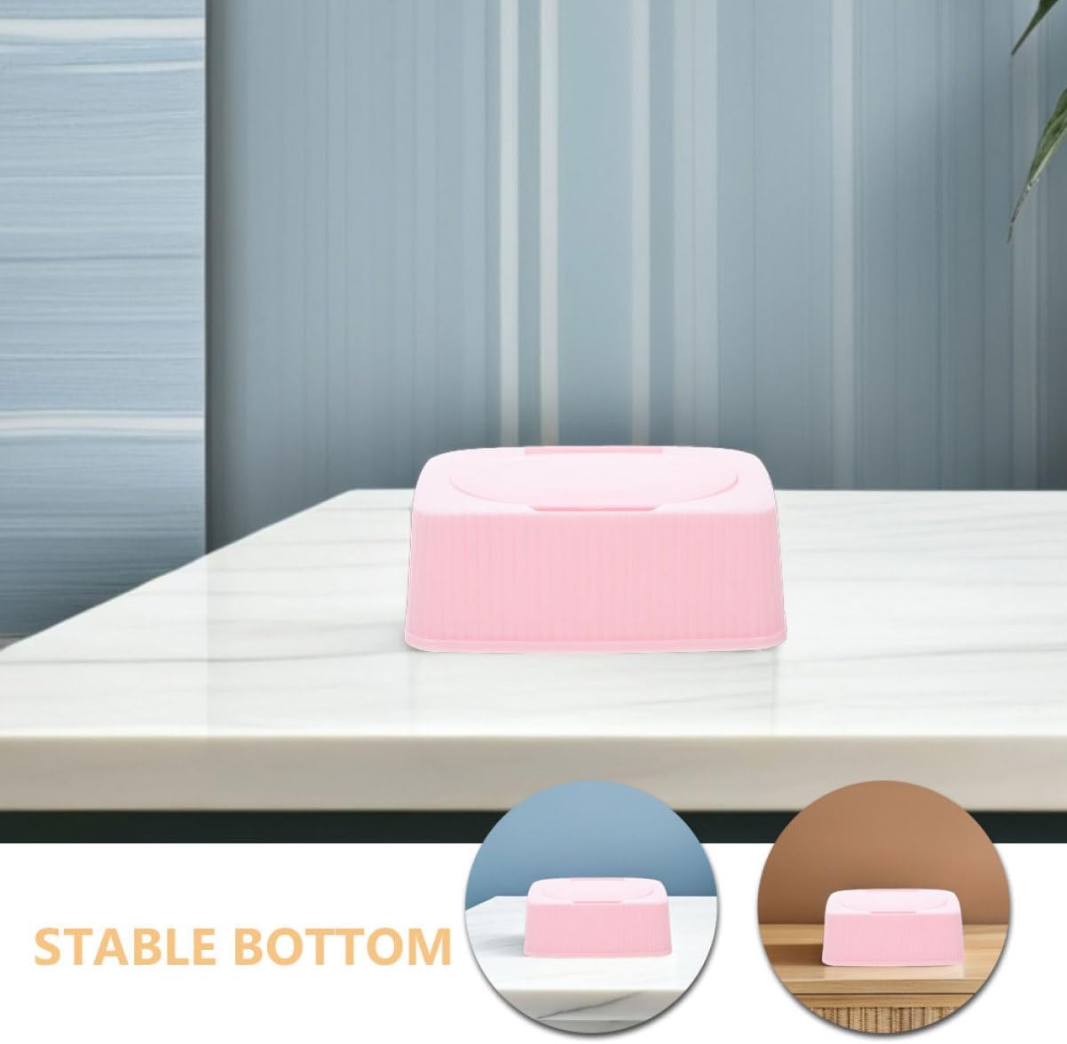 4pcs Diaper Wipe Holder Portable Compact Wet Wipes Storage Box Dustproof Dispenser for Home