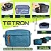 North Strong Tetron Toiletry Bag for Men & Women, Water Resistant Dopp Kit Cosmetic Bag Travel Accessories, Shaving Kit Organizer, Sky Sapphire