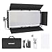 Neewer Luce 1904 LED Avanzata 2,4G Dimmerabile Bicolore con LCD Display, Barndoor, Staffa-U & 2,4G Wireless Telecomando per Ritratti Foto di Prodotti Video Riprese