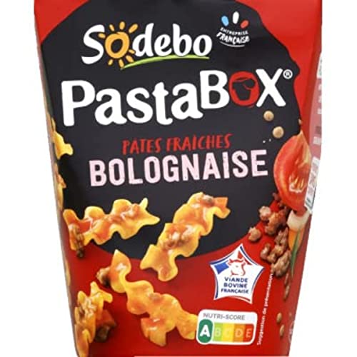 Sodebo Pastabox Fusilli a la bolognaire - La boite de 330g