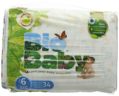 The Water Filter Men del tamaño de la de fotos de bebé paquete de 6 Biodegradable pañales de - 34