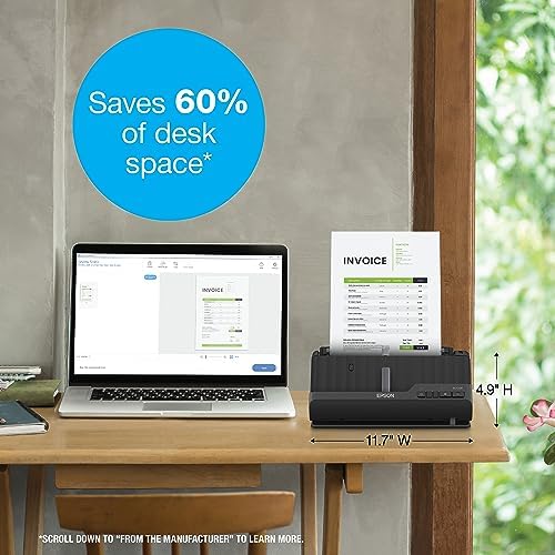 Epson Workforce ES-C220 Compact Document Scanner Duplex 20-pg ADF — 사진 6