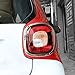 TENWIND Car ABS Chrome Taillight Decoration Trim Compatible with Smart fortwo forfour 453 2015-2021 Accessories