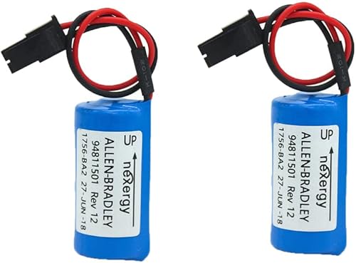 MEELER 2 unids 3V 1800mAh 1756-BA2 batería de repuesto para BR2/3A-AB PLC control no recargable