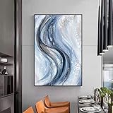 Zoom IMG-1 hyfbh frame wall art blu Zoom IMG-1 hyfbh frame wall art blu