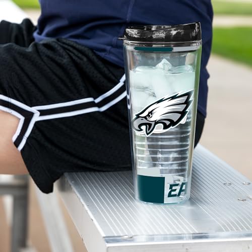 Image of Rico Industries NFL Football Double Wall Classic 16oz Or 20oz Tritan Tumbler W Lid