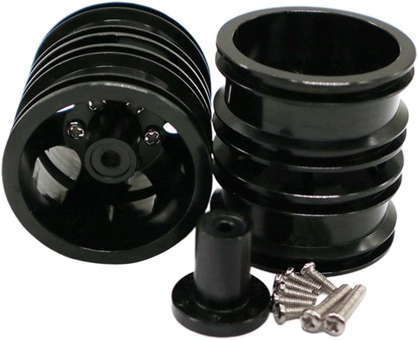 Metal Rear Wheel Set for B14 B16 B24 B36 Truck, Black