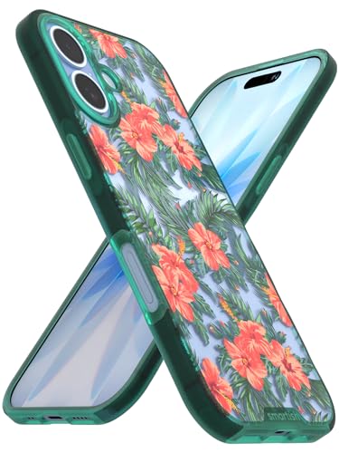 Image of Smartish iPhone 17 MagSafe Clear Case - Gripmunk Magnetic Slim Case [Lightweight + Protective] Anti-Yellowing Thin Grip Clear Cover for Apple iPhone 17 - Tropical