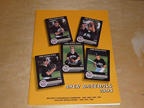 1995 LONG BEACH STATE COLLEGE BASEBALL MEDIA GUIDE EX-MINT