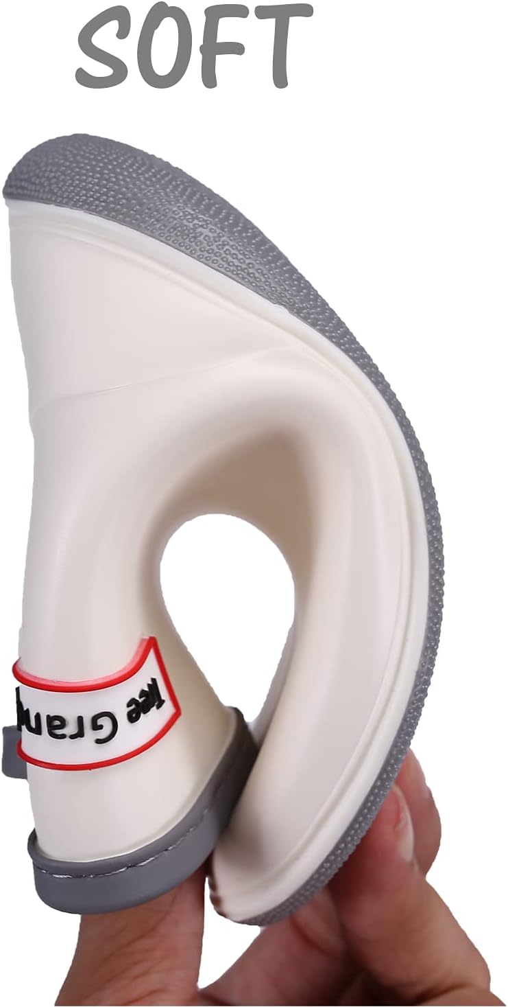 Tree Grandpa Toddler Rain Boots Waterproof shoes for Boys Girls Lightweight image 2