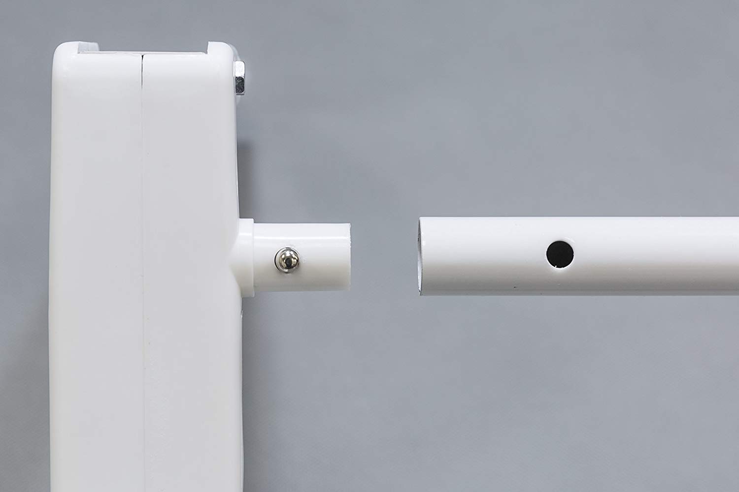 ABUS Sponda Letto Eric per Neonati e Bambini - Protezione Anticaduta per Letti Genitori, Lettini, Letti Familiari - Pieghevole per Viaggi - Sponda di Sicurezza 100 cm - Bianco
