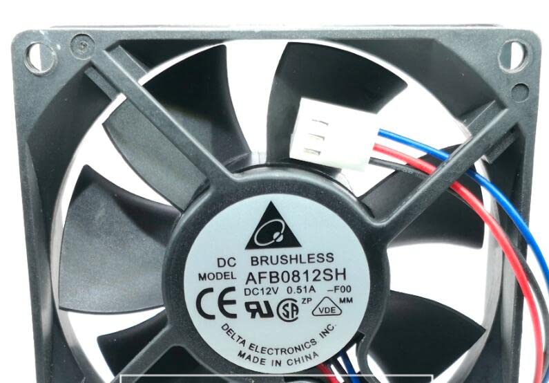 Ventilateur de refroidissement 12V AFB0812SH-F00 de 8cm pour la gestion thermique PC