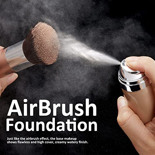 Kyda Airbrush Foundation Spray, Silky Foundation Mist Makeup, Flawless Coverage For Smooth Creamy Nude Finish, Breathable Blendable Lasting Moisturizing Formula, Cruelty-Free Primer Makeup By Ownest Beauty-Warm Porcelain #TOP4
