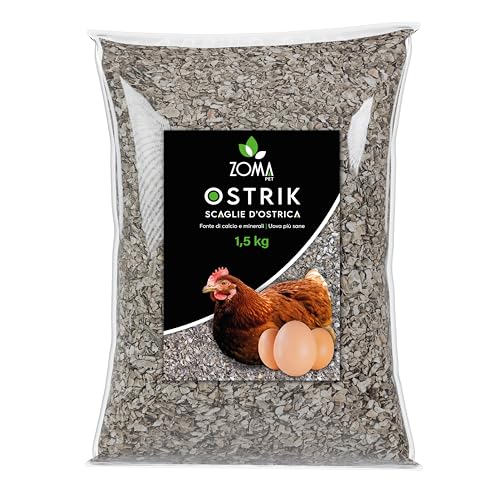 ZOMAPET OSTRIK Mangime Galline Ovaiole a base di scaglie d’ostrica