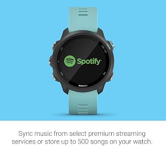 Garmin Forerunner 245 Music, GPS Running Smartwatch with Music and Advanced Dynamics, Aqua