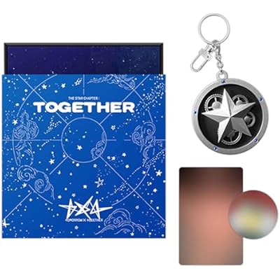 TXT - [The Star Chapter: TOGETHER] (Star Keyring Ver.) Outbox + Pendant + Photo Card + NFC Manual + 5 Extra Photocards