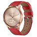 Produktbild RuenTech Armband Kompatibel mit Garmin Vivomove 3 / Vivomove Style/Vivomove Luxe/Venu Smartwatch Armbänder Ersatzband Leder 20mm (red)