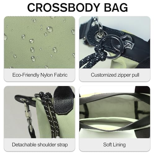 Image of Designer Mini Tote Bag for Women - Lightweight Crossbody Purse with Adjustable Dual Straps (2-Way Carry)