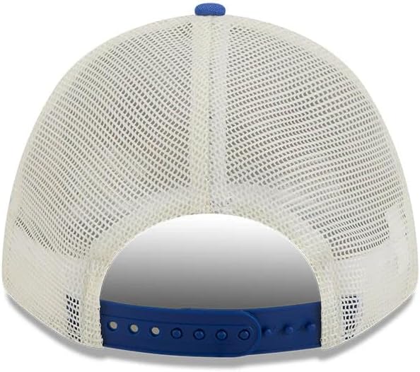 New Era MLB Chrome Arch 9FORTY M-Crown A-Frame Cooperstown Trucker Mesh Adjustable Snapback Hat One Size Fits All