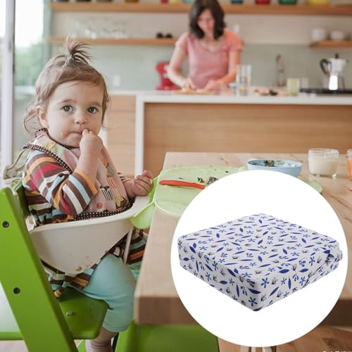 Coussin rehausseur chaise pour garçons filles en polyester blanc