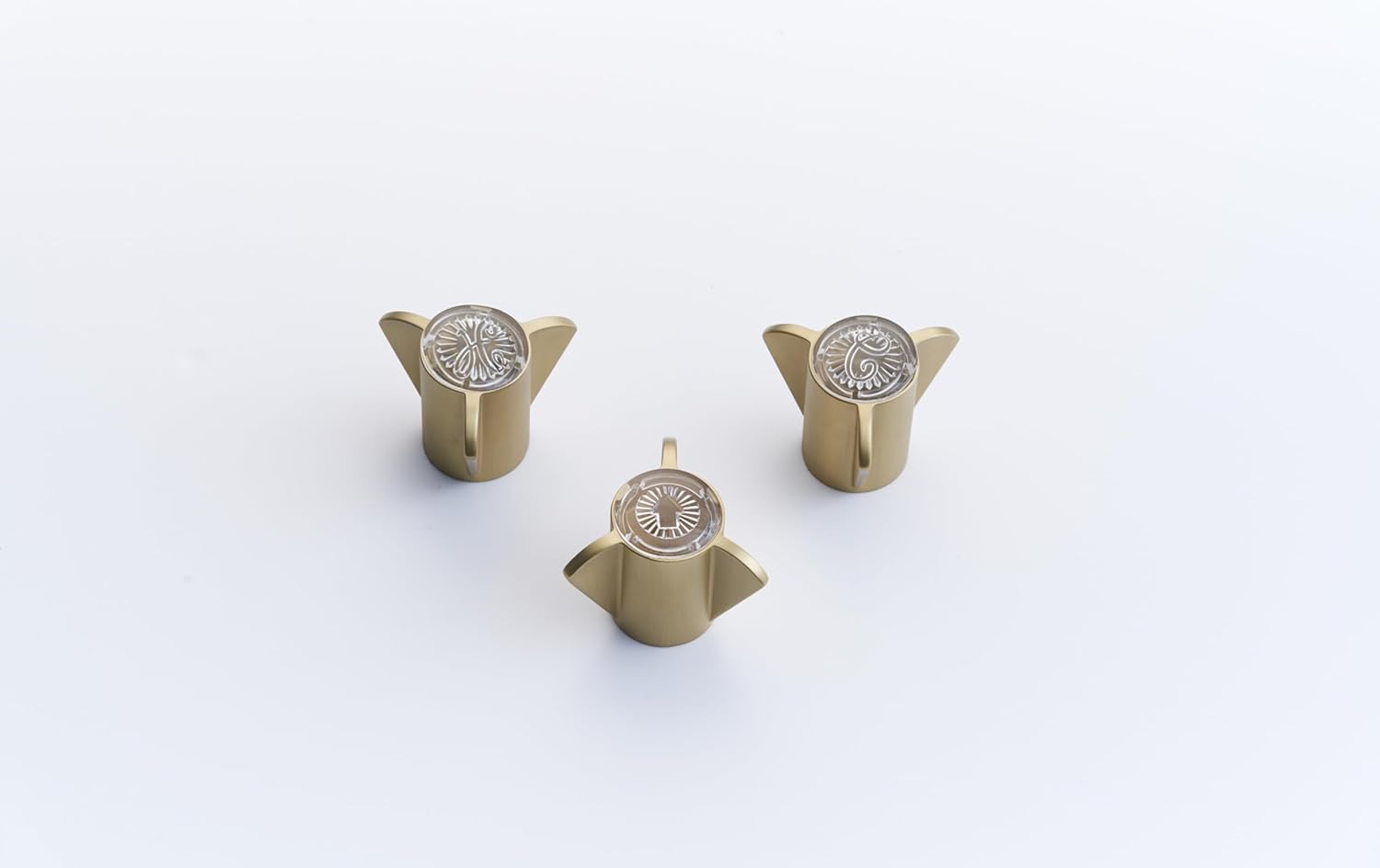 SENTO Bathtub and Shower 3 Handle Tub Trim Set for Sayco Faucets Bathtub Shower, 9B-3H, 9B-3C, 9B-5D, Easy Installation, Heavy Duty Metal, Satin Brass