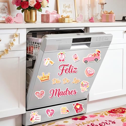 Set de 17 imanes decorativos Feliz Día de las Madres miniatura 4