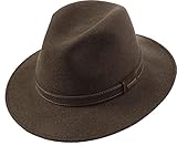 Harrys-Collection Rollbarer Hut in 3 Farben, Kopfgröße:55;Farben:braun meliert