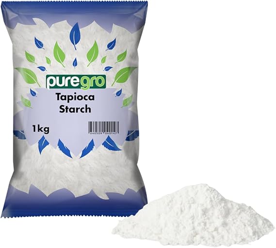 Puregro Tapioca Starch | Premium Quality | Smooth and Fine Texture | Ideal for Cooking, Baking and Thickening | Tapioca Flour | Pack of 1 | Weight 1kg
