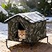 Baoblaze Pet House Cat Sleeping Bed Ornament Lightweight Versatile Weather Resistant Equipment Supplies Kennel for Indoor Kitten Play, L