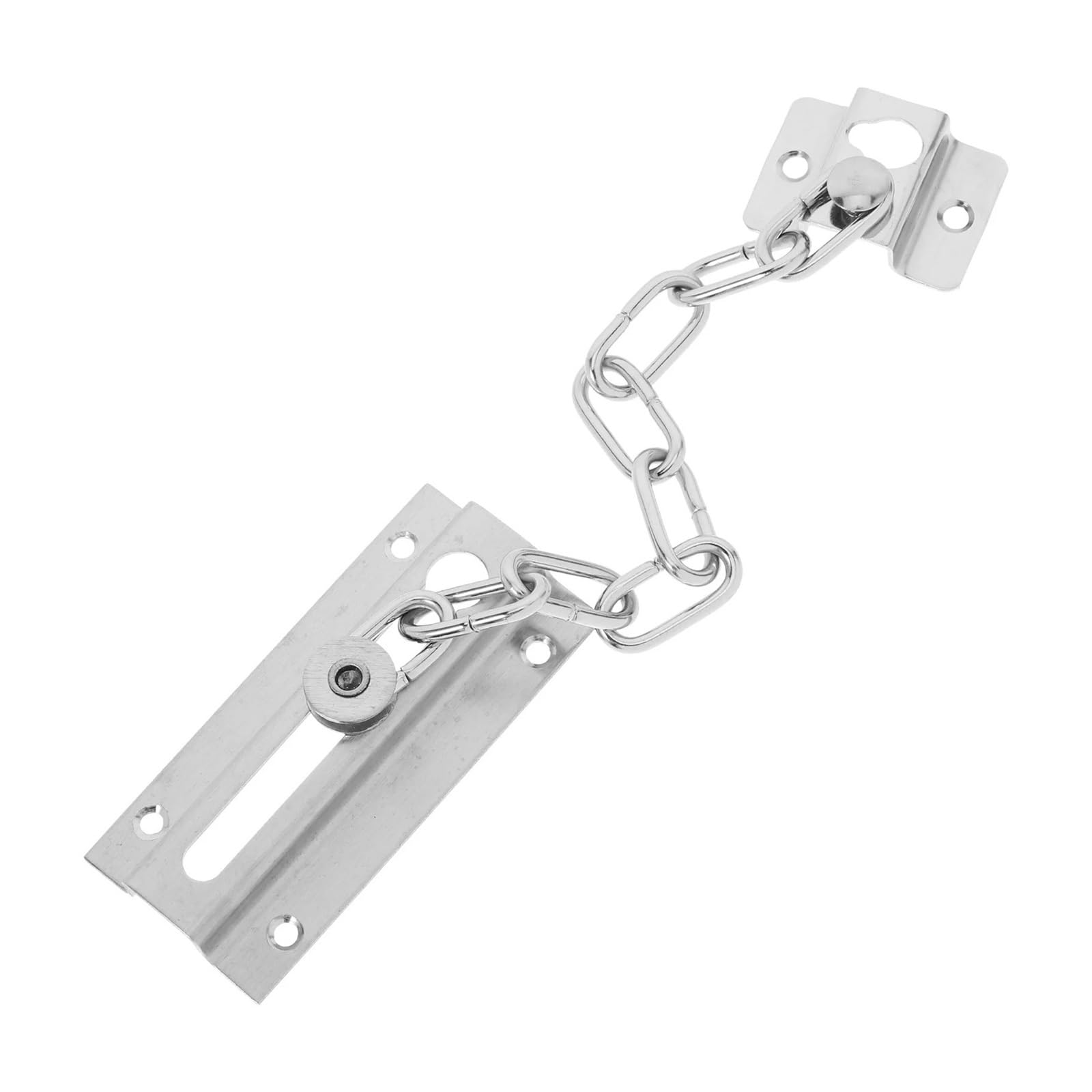 Heavy Duty Door Security Chain Lock with Ventilation Viewing Function for Front Safety and Travel Use Metal Latch for Door
