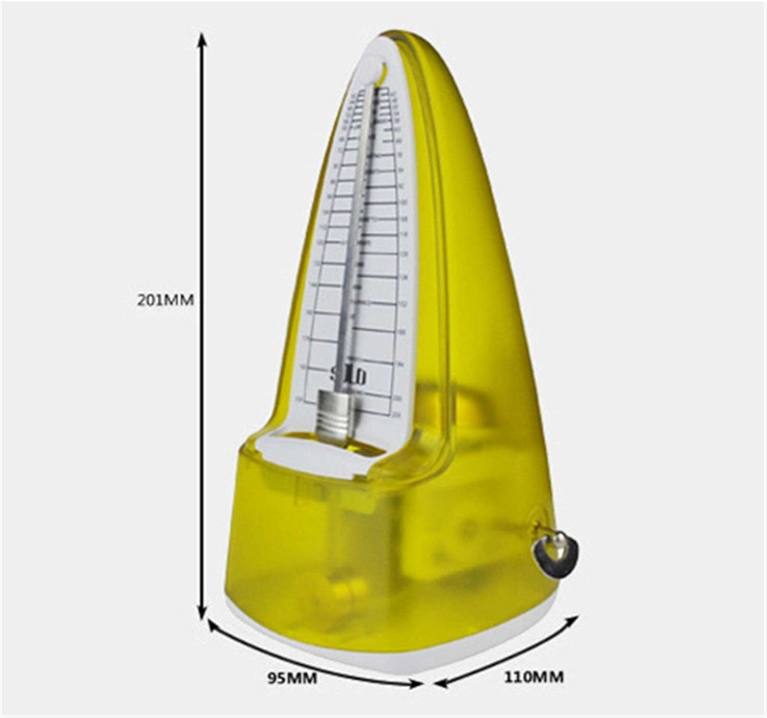 Mechanisches Metronom, Bullet Style Desktop Metronom für Klavier, Gitarre, Metronom, Musikzubehör, 40–208 BMP Verbessert das musikalische Bewusstsein (Farbe: einzigartige Farbe)