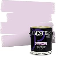 Vista 4 de PRESTIGE Pinturas de pintura interior e imprimación en uno, 1 galón, plano, combinación comparable de Sherwin Williams* Kimono Violet*