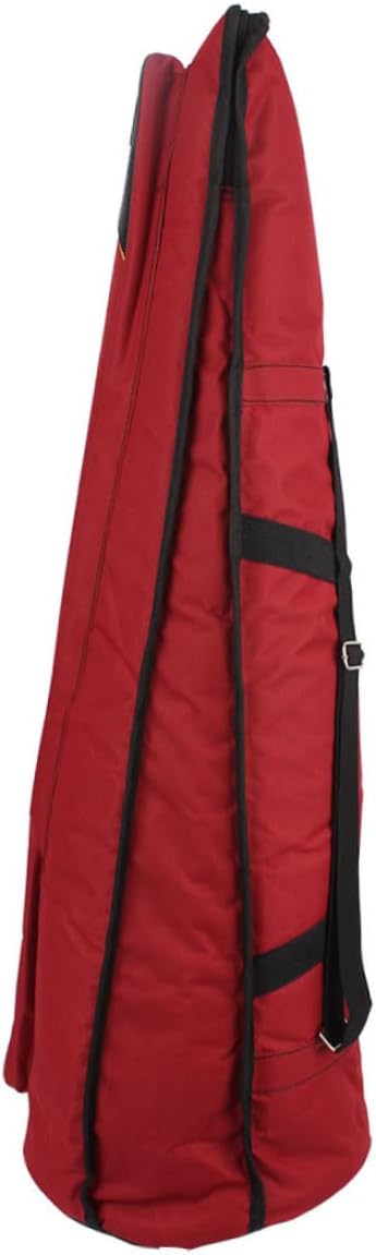 Abaodam Oxford Cloth Trombone Bag with Thickened Cotton Padding Protective Storage Case with Double Shoulder Straps Shockproof Musical Instrument Carrying Bag for Tenor Bass Trombone