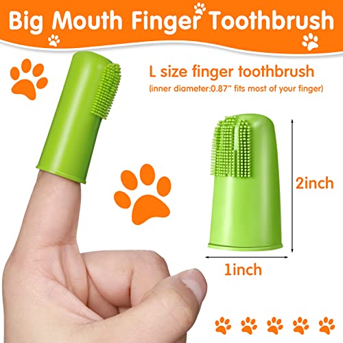 70 Pcs Dog Toothbrush And Finger Toothbrush Double Headed Dog Tooth Brushing Kit Cat Toothbrush Puppy Toothbrush Long Handle Pet Toothbrush Dog Teeth Cleaning Kit Dog Dental Kit For Dogs Cats Pets #TOP3