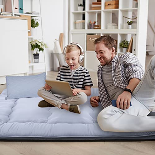 Futon Mattress Japanese Floor Mattress Simple Style Memory Foam, Thicken Tatami Mat Sleeping Pad Foldable Mattress Guest Mattress Pad Floor Lounger Bed Full Size. - Thumbnail 7