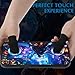 20 PCS Finger Sleeves for Gaming, Carbon Thumb Sleeves Mobile Gaming, Black Gaming Finger Sleeves, Sweatproof Breathable Mobile Gaming Finger Sleeve for Phone Tablet Gamer Stabilizer