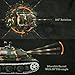 1/16 RC Tank, Heng Long German Jagdpanther Army Toy with Smoke, Sound, Light, 2.4G Remote Control Tank That Shoots with Upgraded Metal Tracks, Idler and Sprocket Wheel, Steel Gearbox, Two Batteries