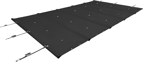 ANKO PLANEN Bâche de Piscine rectangulaire de sécurité à Enrouleur – sécurité maximale Toute l’année – SafeDeluxe – sans Barres (4m x 6m, Noir) - 2