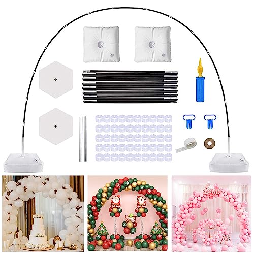 3x3m Arco di Nozze Matrimonio Metallo Arco Palloncino Fiori Arco