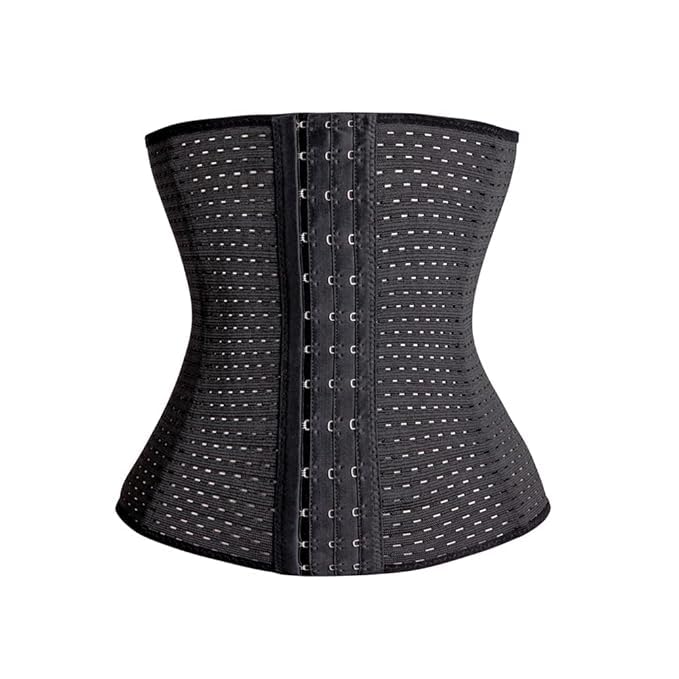 horam Waist Tummy Trainer Body Shaper Corset Girdle Cincher for Women Waist Slimming Tummy Control Shapewear Adjustable Compression Belt for Dress Workout l Black l XXXL-picture-42