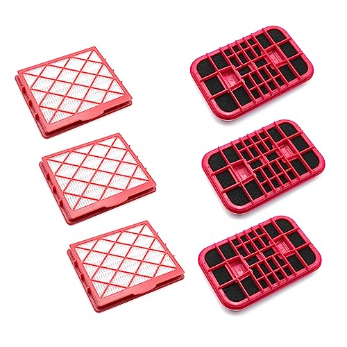 Filtre à charbon actif vhbw anti-odeur et filtre EPA haute efficacité pour série Lux D 800