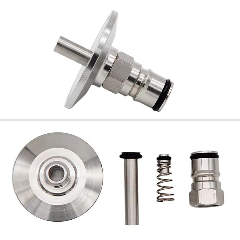 1,5-Zoll-Tri-Clamp an Kugelsperrpfosten – Keg-Anschluss aus Edelstahl 304 for Heimbrauen(Gas and Liquid)