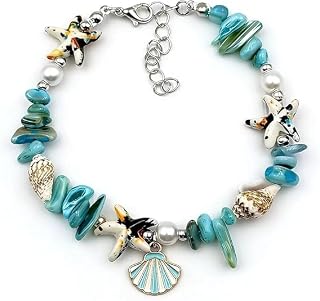 figurine Beach Jewellery for Women, Bohemian Beach Bracelet with Shell Design, Ideal for Vacations and Music Festivals, Li Price In India