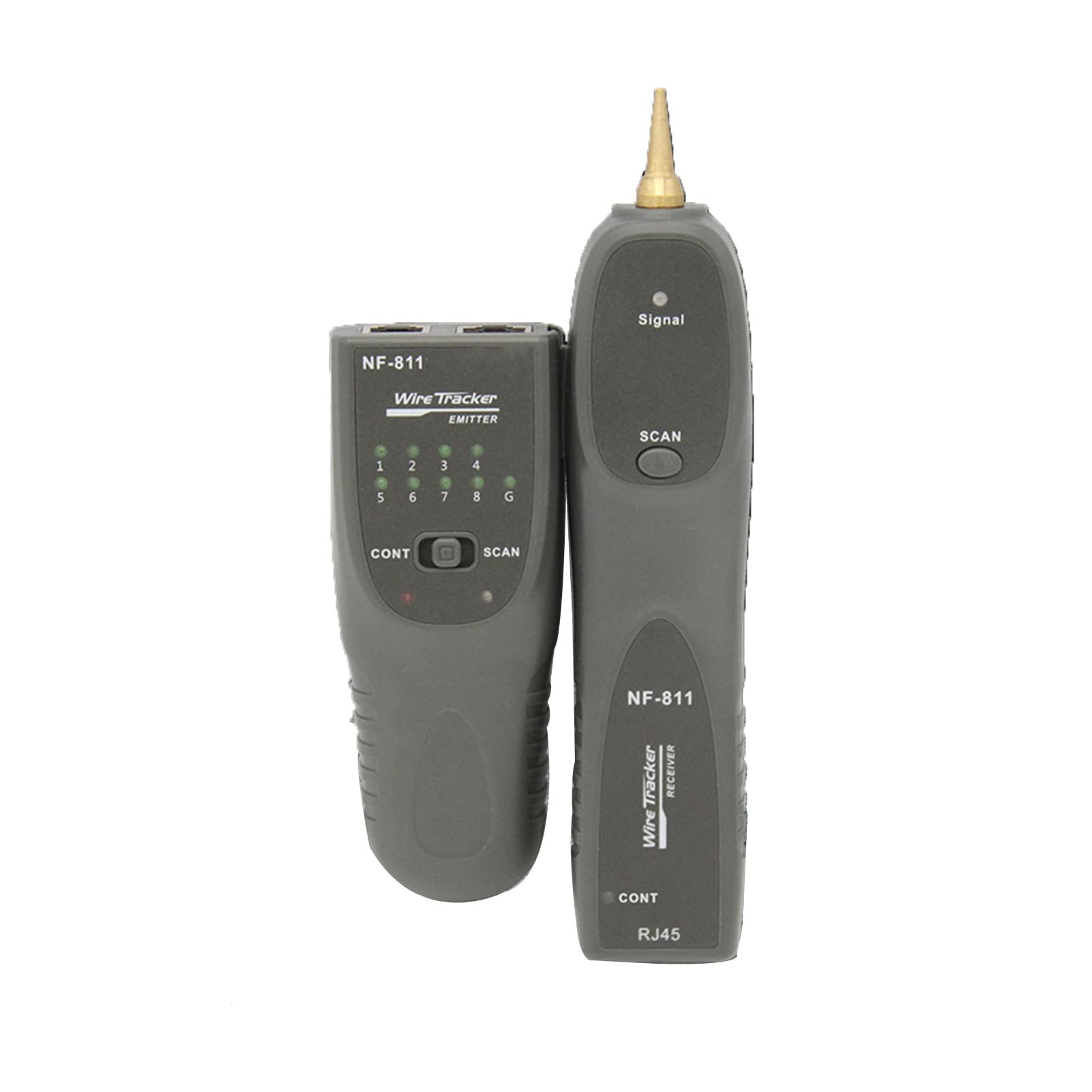 Probador de cable de red, rastreador de línea telefónica, tóner, ethernet Lan Probador de cable, herramienta de prueba de continuidad de línea NF-811 RJ45 RJ11