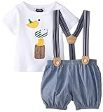 Mud Pie Baby-Boys Newborn Pelican Diaper Cover and Suspender Set