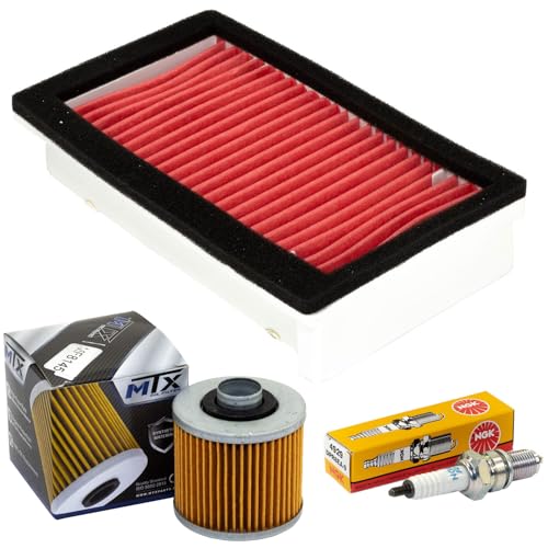 Wartungspaket Luftfilter + Ölfilter + Zündkerzen für Yamaha XT 600 XT600 XTZ 660 XTZ660 Baujahr 1990-1995