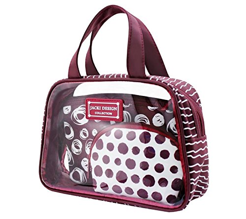 Kit 3 Peças Bolsa Necessaire AHL16002 - Jacki Design - Razzmatazz