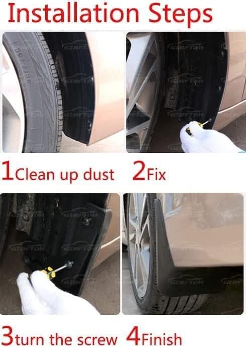 Miniatura 7 de APEXRA Protectores de barro para automóvil, compatible con Volkswagen Nivus 2019 2020 2021, accesorios de repuesto para automóvil, guardabarros