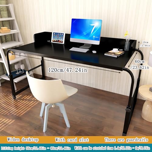 Table de lit avec roulettes pour prendre le petit-déjeuner et travailler sur un plateau pivotant - 2
